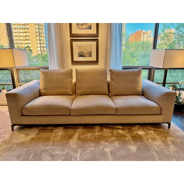 2010s Minotti Anderson Sofa by Rodolfo Dordoni – 97” – Made in Italy For Sale - Image 5 of 6