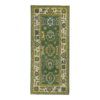 Turkish Oushak Rug 3' x 6'10" #20437 For Sale