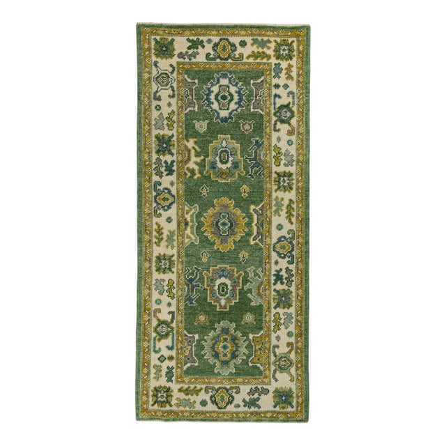 Turkish Oushak Rug 3' x 6'10" #20437 For Sale