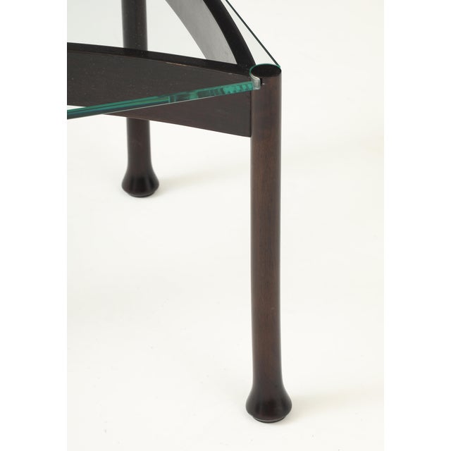 Wood 1960's Mid-Century Modern Italian Coffee Table With Glass Top For Sale - Image 7 of 17