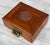 Vintage Chinese Chinoiserie Rosewood Storage Jewelry Box W/ Brass Lock For Sale - Image 9 of 13