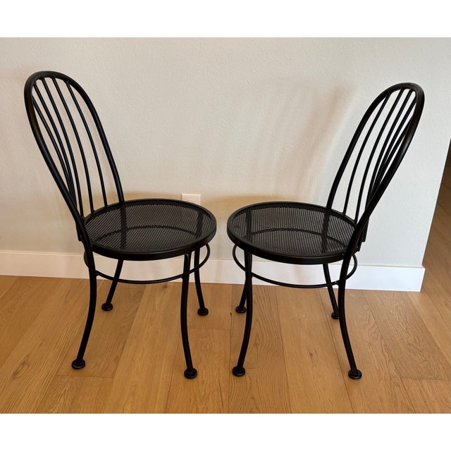 Wonderful pair of vintage Woodward. In very good vintage condition. They are structurally sound, and were painted black at...