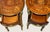 Pair Louis XV Revival Marquetry Salon Tables With Porcelain Plaques, C. 1900 For Sale - Image 16 of 18