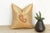 1990s Lila Paisley Gold Pillow Cover For Sale - Image 5 of 5