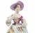 Young Girl Sculpture in the style of Capodimonte, Early 20th Century For Sale - Image 4 of 6