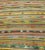 Mid 20th Century Vintage Turkish Kilim Rug With Colorful Stripe and Diamond Motif Designs For Sale - Image 4 of 12