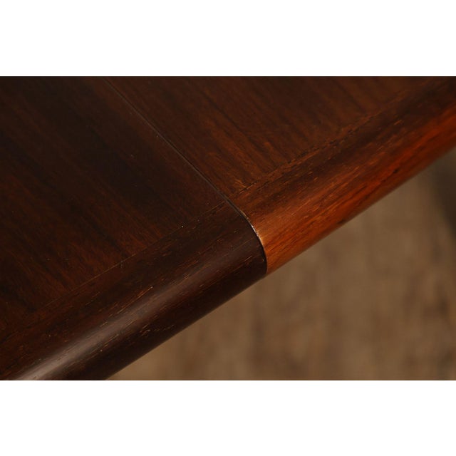 Danish Modern Rosewood Extension Dining Table With Two Leaves By Boltinge For Sale - Image 10 of 18