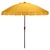 Yellow Panza 9 Ft Crank Umbrella, Yellow/Brown Pole For Sale - Image 8 of 8