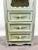 1950s French Provincial Style Mid-Century Distressed Green Cabinet With Three Drawers For Sale - Image 5 of 12