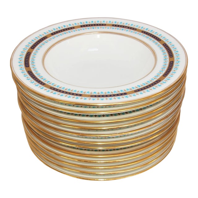 1940s Porcelain Bowls by Coalport for Tiffany & Company- Set of 12 For Sale