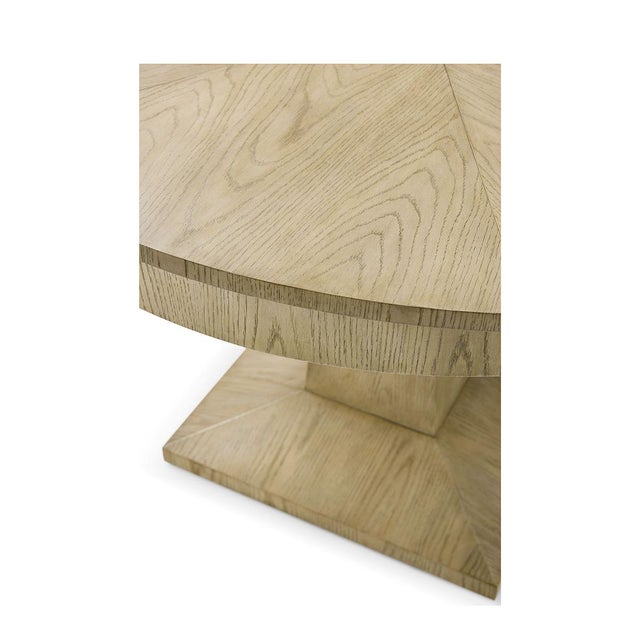 Beige Modern Oak Dining Table For Sale - Image 8 of 8