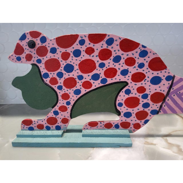 Folk Art Fantasy Frog Sculpture by Marvin Finn For Sale In Orlando - Image 6 of 17