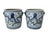 Contemporary Large Chinoiserie Coastal Blue & White Planters - A Pair For Sale In Houston - Image 6 of 8