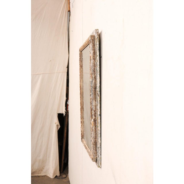 French 19th Century Mirror with Original Glass & Paint For Sale - Image 4 of 10