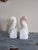 Stone Vintage Alabaster Parrot Bookends For Sale - Image 7 of 15
