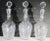 Traditional Antique Cut Glass Liqueur Decanters - Set of 3 For Sale - Image 3 of 8