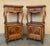 French Provincial French Bedside Tables with Cabriole Legs, 1950s, Set of 2 For Sale - Image 3 of 18