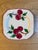Blue Ridge Southern Potteries Hand-Painted "Crab Apple" Square Salad Plate For Sale - Image 4 of 8
