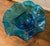 Glass Viking Art Glass Bluenique Epic Three Footed Compote For Sale - Image 7 of 12