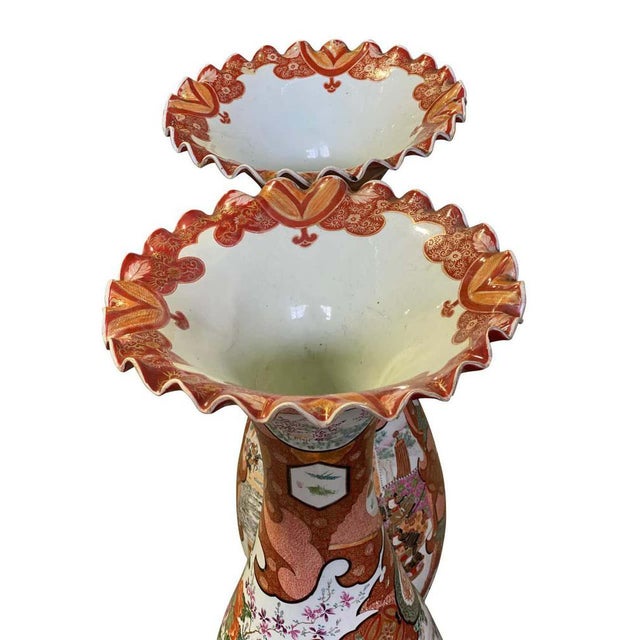 Japanese Kutani Vases, 19th Century, Set of 2 For Sale - Image 10 of 16