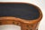 Wood Vintage Kidney-Shaped Desk in Burr Walnut with Leather Top, 1920s For Sale - Image 7 of 11
