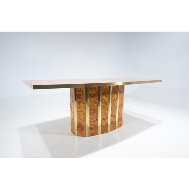 Ash Burl Dining Table, 1970s For Sale - Image 3 of 12