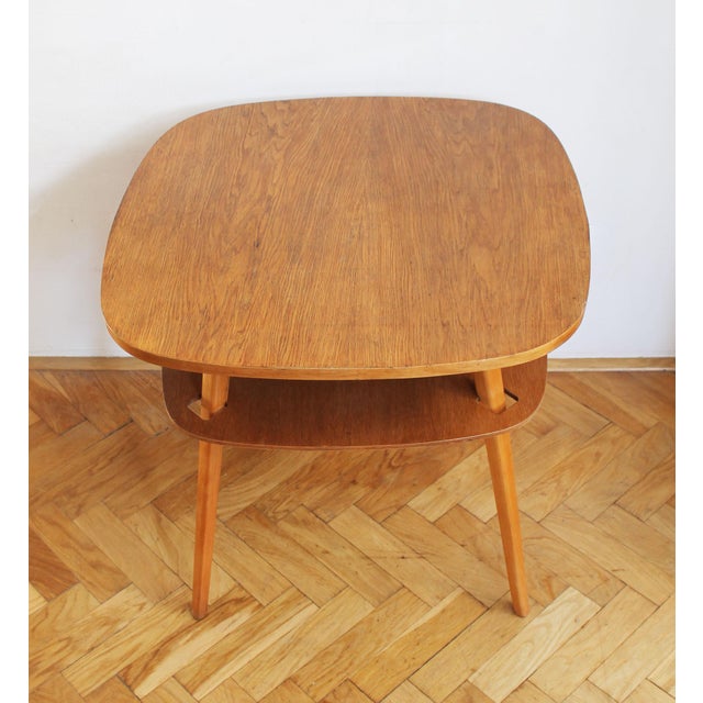 Scandinavian Style Coffee Table from Drevopodnik Holesov, 1960s For Sale - Image 4 of 12