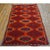 Red 1890s Red Tribal Geometric Antique Navajo Native American Flatweave Small Rug For Sale - Image 8 of 10
