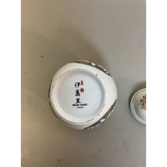 Japanese Vintage Japanese Imari Ware Lidded Ginger Jar For Sale - Image 3 of 3