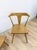 Beige Modern MCM Style Windsor Chair Pair Mortise Tenon Joinery Dining Accent For Sale - Image 8 of 13
