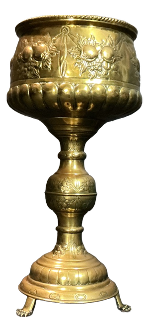 Antique Brass Planter, 1905
