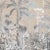 Harlequin Floreana Wallpaper in Gilt/Black Earth/ Tranquility - a Sample For Sale