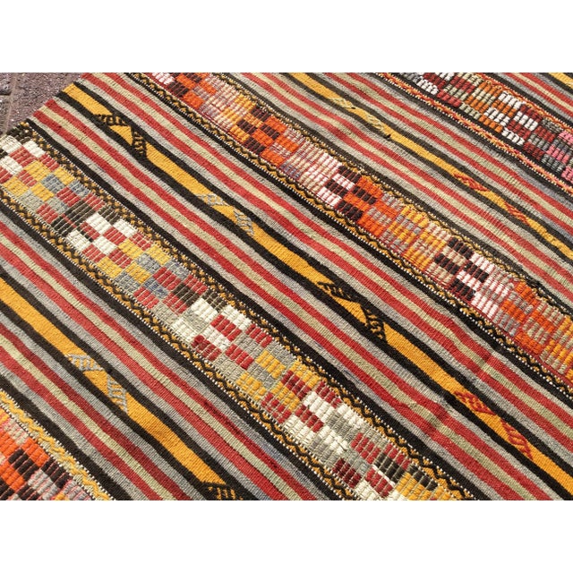 Tribal Kilim Rug - 67" X 101" For Sale - Image 9 of 12