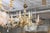 1960s Stunning 8-Light Venetian Glass Chandelier, Italy For Sale - Image 9 of 14