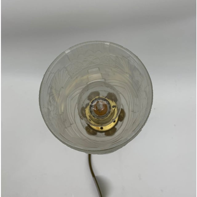 Deco Bronze Table Bedside Lamp, Set of 2 For Sale - Image 3 of 6