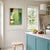 This is a new larger oil painting that explores color and shape. The textured oil painting is done on canvas, then glued...