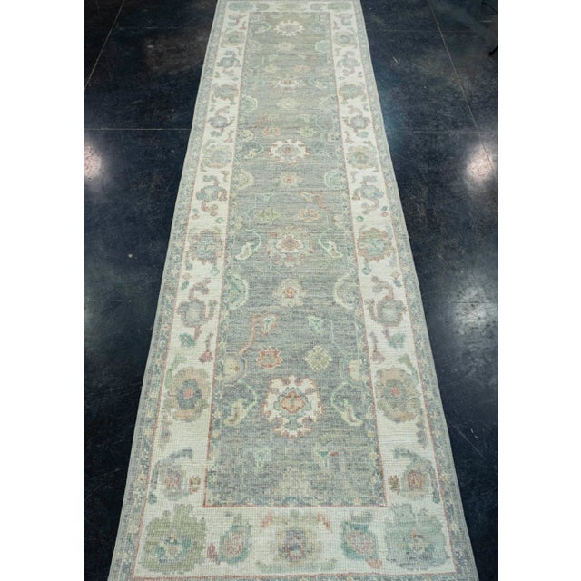 Turkish Oushak Runner Rug 2'10" x 10' #17962 Explore a curated collection of hallway runners, wool rugs, and handmade...