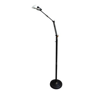 Mid-Century Adjustable Arm Floor Task Lamp For Sale