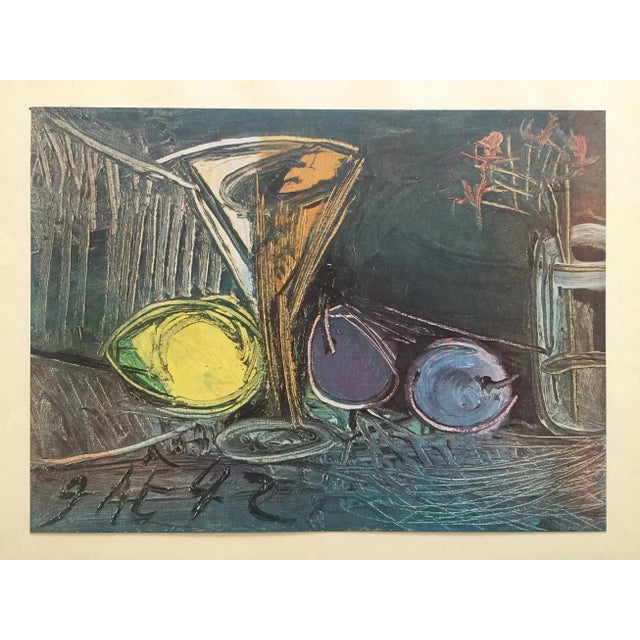 Pablo Picasso Vintage 1943 Limited Edition French Lithograph Print " Nature Morte " 1942 For Sale - Image 9 of 11