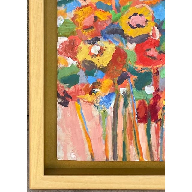 “Blooms” Oil on Board by Joao De Brito - For Sale In Monterey, CA - Image 6 of 8