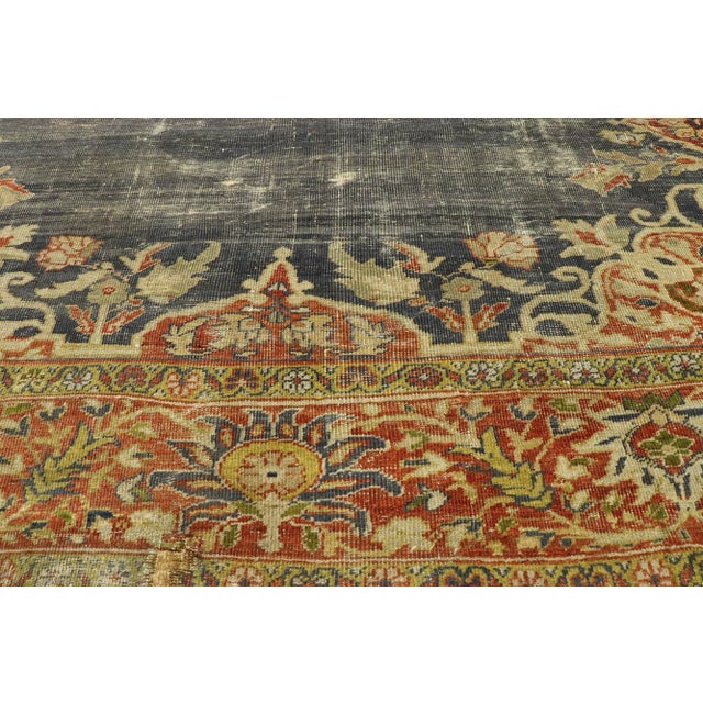 Early 20th Century Antique Persian Sultanabad Rug - 09'03 x 11'09 For Sale - Image 5 of 10