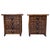 Spanish Nightstands with Four Drawers and Iron Hardware, 1950s, Set of 2 For Sale - Image 15 of 18