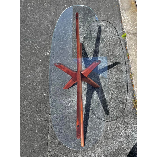 Wood Adrian Pearsall ‘Jacks’ Coffee Table | Mid Century Modern For Sale - Image 7 of 12