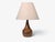 Mid-Century Modern Holbæk Keramik, Table Lamp, Orange Glazed Stoneware, Denmark, 1970s For Sale - Image 3 of 11