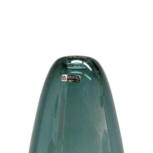Dark Green Wilhelm Wagenfeld "Turmalin" Vases, 1950 For Sale - Image 8 of 10