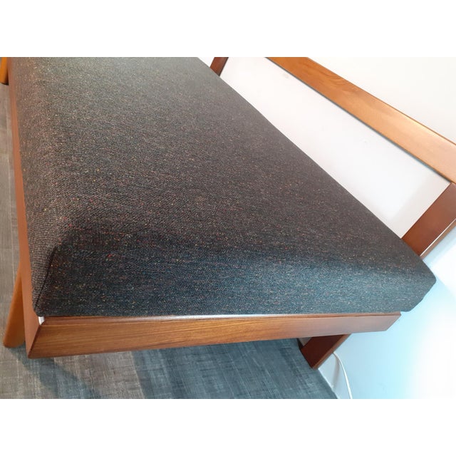Mid-Century Norwegian Teak Svanette Sofa Daybed with Anthracite Fabric by Ingmar Rellling for Ekornes, 1960s For Sale - Image 14 of 18