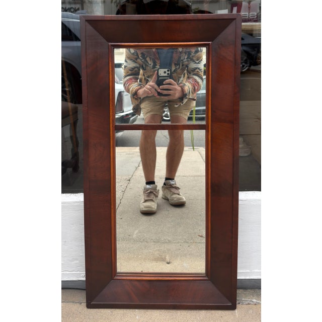Antique American Empire Petite Mirror.