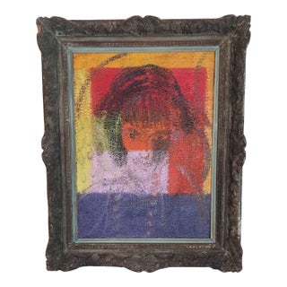 1990s Hunt Slonem Painting “The Contessa“ - Framed For Sale