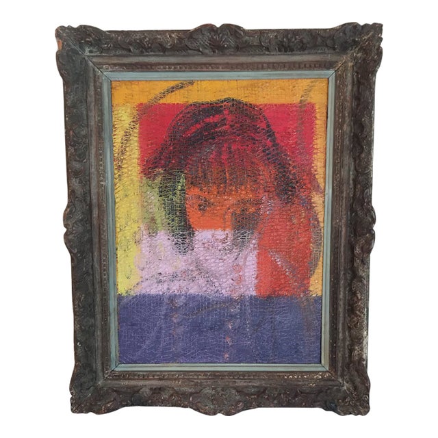 1990s Hunt Slonem Painting “The Contessa“ - Framed For Sale