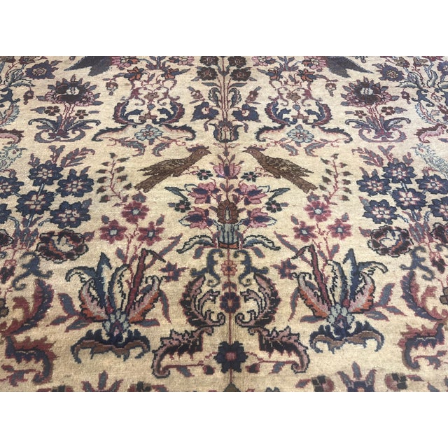 Antique Persian Tehran Rug 6’8" X 10’0" For Sale In New York - Image 6 of 11